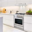 Cosmo 36 in. Dual Fuel Range & Range Hood & Dishwasher & Refrigerator Set