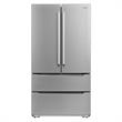 Cosmo 36 in. Dual Fuel Range & Range Hood & Dishwasher & Refrigerator Set