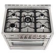 Cosmo 36 in. Dual Fuel Range & Range Hood & Dishwasher & Refrigerator Set