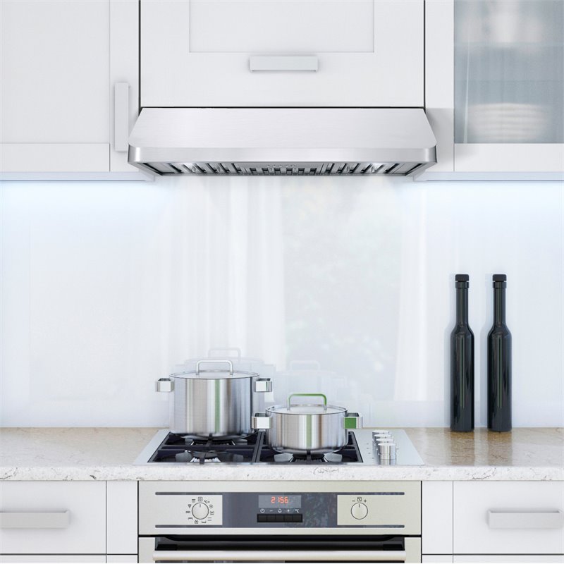 Cosmo 36 in. Dual Fuel Range & Range Hood & Dishwasher & Refrigerator Set