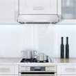 Cosmo 36 in. Dual Fuel Range & Range Hood & Dishwasher & Refrigerator Set