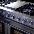 Cosmo 48 in. Gas Range & Hood & Dishwasher & Refrigerator & Microwave Set
