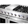 Cosmo 48 in. Gas Range & Hood & Dishwasher & Refrigerator & Microwave Set