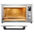32 Quart Compact Electric Air Fryer Toaster Oven LED Display in Stainless Steel