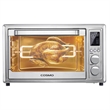 32 Quart Compact Electric Air Fryer Toaster Oven LED Display in Stainless Steel