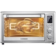 32 Quart Compact Electric Air Fryer Toaster Oven LED Display in Stainless Steel