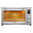 32 Quart Compact Electric Air Fryer Toaster Oven LED Display in Stainless Steel