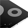30 in. Electric Ceramic Glass Cooktop with 4 Burners in Black Porcelain