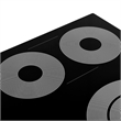 36 in. Electric Ceramic Glass Cooktop with 5 Burners in Black Porcelain