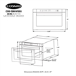 24 in. Haven Collection 1.2 cu. ft. Built-in Microwave Drawer in Stainless Steel