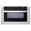 24 in. Haven Collection 1.2 cu. ft. Built-in Microwave Drawer in Stainless Steel