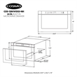 24 in. Haven Collection 1.2 cu. ft. Built-in Microwave Drawer in Stainless Steel