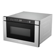 24 in. Haven Collection 1.2 cu. ft. Built-in Microwave Drawer in Stainless Steel