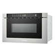 24 in. Haven Collection 1.2 cu. ft. Built-in Microwave Drawer in Stainless Steel