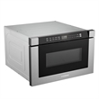 24 in. Haven Collection 1.2 cu. ft. Built-in Microwave Drawer in Stainless Steel