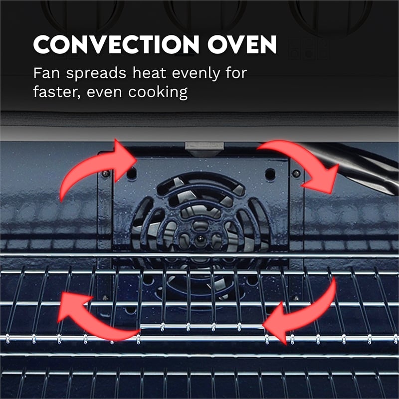 36 in. Vista Coll 5.4 cu. ft. 6 Burner Gas Range in Stainless Steel