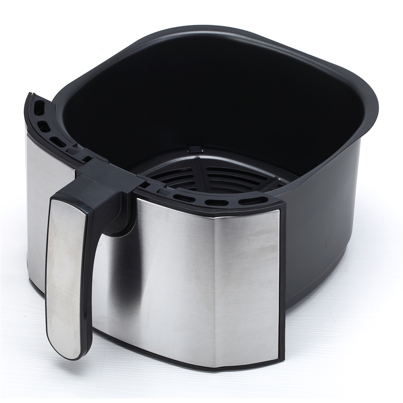5.8 Quart Electric Hot Air Fryer with 1400W in Stainless Steel