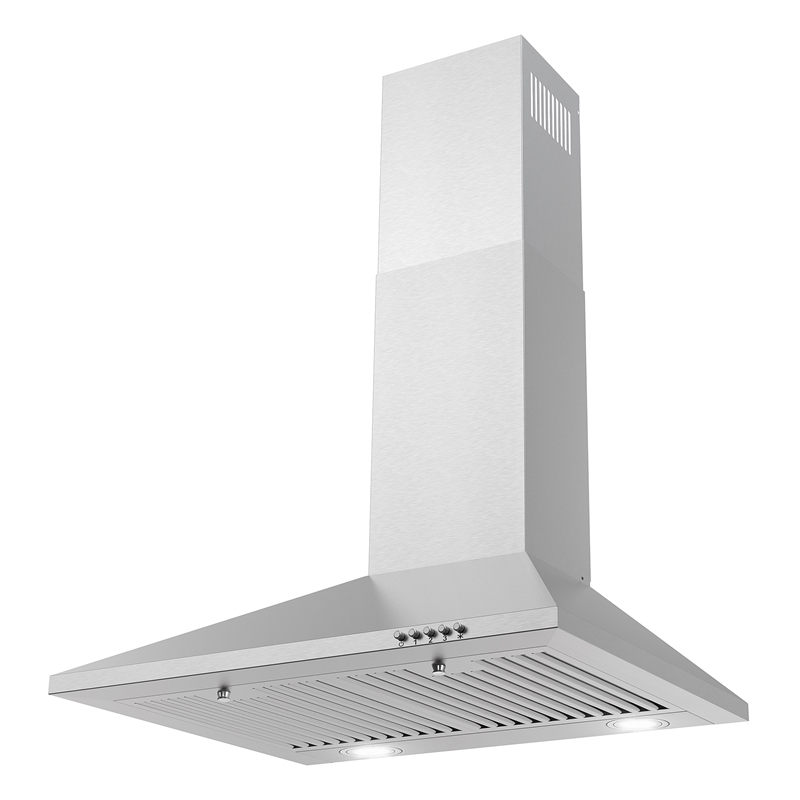 24 in. Nebula Collection Ducted Wall Mount Range Hood in Stainless Steel
