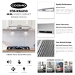 30 in. Haven Collection Ducted Under Cabinet Range Hood in Stainless Steel