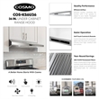 36 in. Haven Collection Ducted Under Cabinet Range Hood in Stainless Steel