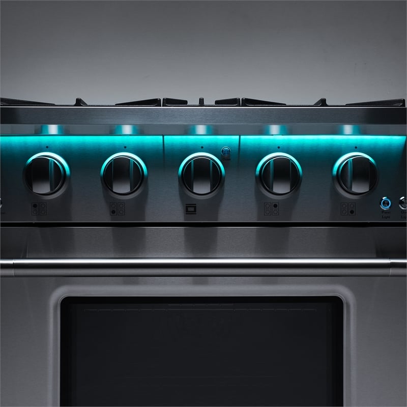 30 in. Vista Collection 4.3 cu. ft. 4 Burners Gas Range in Stainless Steel