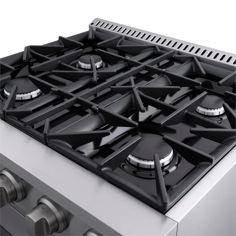 30 in. Vista Collection 4.3 cu. ft. 4 Burners Gas Range in Stainless Steel