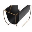 Pangea Home Blake Metal Magazine Rack in Black
