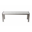 Pangea Home Breeze 3-piece Aluminum Frame Patio Dining Set in White