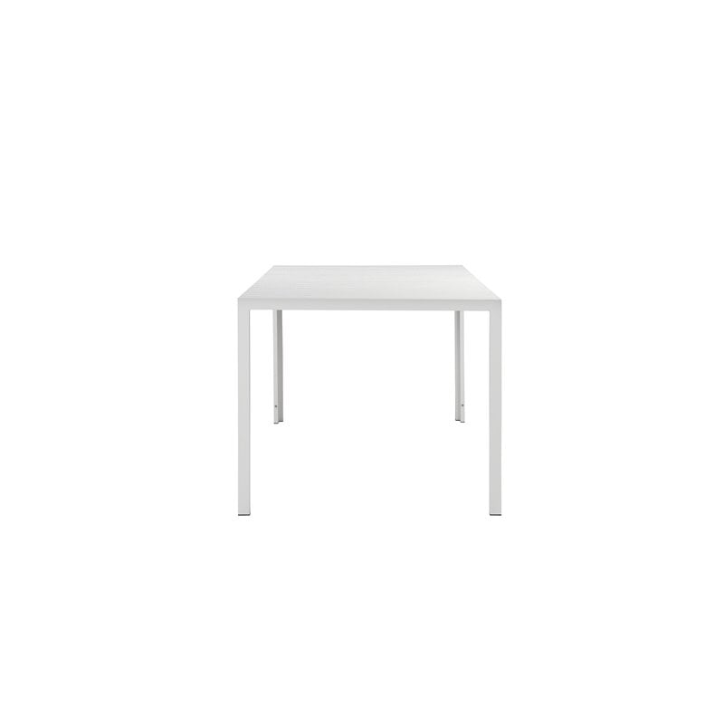 Pangea Home Breeze 3-piece Aluminum Patio Dining Set in White Frame/Polyresin