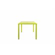 Pangea Home Miami 7-piece Modern Aluminum Frame Patio Dining Set in Green