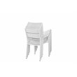 Pangea Home Miami 7-piece Modern Aluminum Frame Patio Dining Set in White
