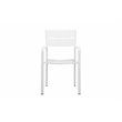 Pangea Home Miami 7-piece Modern Aluminum Frame Patio Dining Set in White