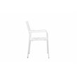 Pangea Home Miami 7-piece Modern Aluminum Frame Patio Dining Set in White
