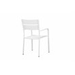 Pangea Home Miami 7-piece Modern Aluminum Frame Patio Dining Set in White