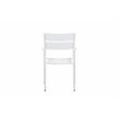 Pangea Home Miami 7-piece Modern Aluminum Frame Patio Dining Set in White