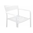 Pangea Home Miami 7-piece Modern Aluminum Frame Patio Dining Set in White