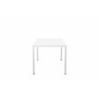 Pangea Home Miami Modern Aluminum Frame Patio Dining Table in White