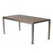 Pangea Home Breeze 7-piece Modern Aluminum Frame Patio Dining Set in Gray