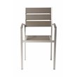 Pangea Home Breeze 7-piece Modern Aluminum Frame Patio Dining Set in Gray