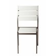 Pangea Home Breeze 7-piece Aluminum Patio Dining Set in Gray Frame/White