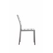 Pangea Home Breeze 7-piece Aluminum Patio Dining Set in Gray Frame/White