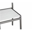 Pangea Home Breeze 7-piece Aluminum Patio Dining Set in Gray Frame/White