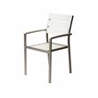 Pangea Home Breeze 7-piece Aluminum Patio Dining Set in Gray Frame/White