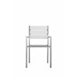 Pangea Home Breeze 7-piece Aluminum Patio Dining Set in Gray Frame/White