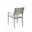 Pangea Home Breeze 7-piece Aluminum Patio Dining Set in Gray Frame/White