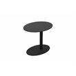 Pangea Home Sunset Modern Aluminum Frame Frame Patio Side Table in Black
