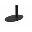 Pangea Home Sunset Modern Aluminum Frame Frame Patio Side Table in Black