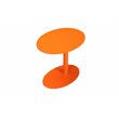 Pangea Home Sunset Modern Aluminum Frame Patio Side Table in Orange