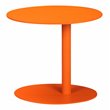 Pangea Home Sunset Modern Aluminum Frame Patio Side Table in Orange