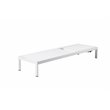 Pangea Home Chester 13-piece Aluminum Frame Patio Sofa Set in White